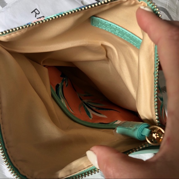 ✨HP✨Rachel Pally Coral and Mint Reversible Clutch - Picture 7 of 7